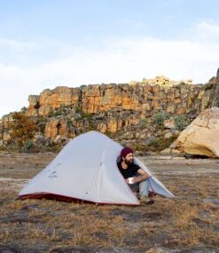 Cloud Up 3 Upgraded - Naturehike® - Tent 3 Persoons - Lichtgewicht Tent - Incl. Grondzeil - 20D 4000MM - Outdoor Kampeertent - Waterdicht - Hiking & Wandelen -Buiten Kamperen 1040x1200 1