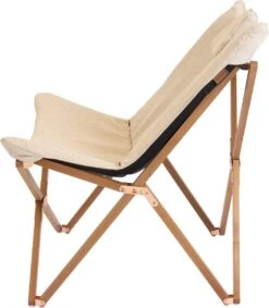 Bo-Camp Urban Outdoor Collection - Relaxstoel - Bloomsbury - M - Oxford Polyester - Beige -Buiten Kamperen 1049x1200