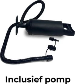 Deryan Cocoon Pop Up Tent - Slaapzak - Luchtbed - Luchtpomp - 4 Persoons - Zilver -Buiten Kamperen 1074x1200 3