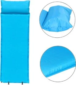 Springos Slaapmat | Zelfopblazend | 186 Cm | Inclusief Hoes & Hoofdkussen | Lichtblauw 31 Springos Slaapmat | Zelfopblazend | 186 Cm | Inclusief Hoes & Hoofdkussen | Lichtblauw -Buiten Kamperen 1079x1200