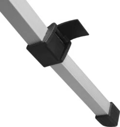 Campart Campingtafel XL TA-0806 - Opvouwbaar, Lichtgewicht En Met Verstelbare Poten - Kampeertafel Inklapbaar Inclusief Opbergtas - 140 X 80 X 70 Cm - Wit -Buiten Kamperen 1137x1200