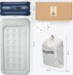 LifeGoods Luchtbed - 1 Persoons - Met Ingebouwde Pomp - Incl. Draagtas En Reparatiekit 15 LifeGoods Luchtbed - 1 Persoons - Met Ingebouwde Pomp - Incl. Draagtas En Reparatiekit -Buiten Kamperen 1163x1200 2