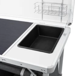 Campart Campingkeuken KI-0757 – Complete Keuken En Campingkast – Opvouwbaar En Inclusief Draagtas - Grijs -Buiten Kamperen 1175x1200