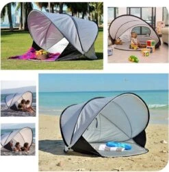 Deryan Luxe Pop Up Strandtent XXL - Anti-UV 50+ - Zilver 34 Deryan Luxe Pop Up Strandtent XXL - Anti-UV 50+ - Zilver -Buiten Kamperen 1185x1200 3