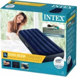 Intex Downy Twin Luchtbed - 1-persoons - 191x76x22 Cm -Buiten Kamperen 1195x1200 5