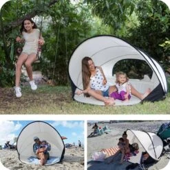Deryan Luxe Pop Up Strandtent XXL - Anti-UV 50+ - Cream 16 Deryan Luxe Pop Up Strandtent XXL - Anti-UV 50+ - Cream -Buiten Kamperen 1196x1200 5