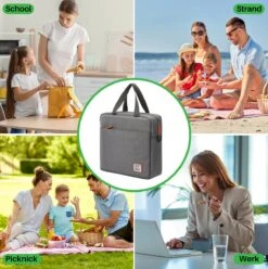 Brisby 4 Laags Geïsoleerde Koeltas - Lunchtas 7 Liter - Donkergrijs 11 Brisby 4 Laags Geïsoleerde Koeltas - Lunchtas 7 Liter - Donkergrijs -Buiten Kamperen 1197x1200 21