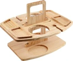 Merkloos Houten Outdoor Wijntafel Draagbare Houten Picknicktafel Mini Campingtafels Met Wijnglas Houder Voor Tuin Outdoor Camping Picknick Strand - Plataan Hout - Wijn 14 Merkloos Houten Outdoor Wijntafel Draagbare Houten Picknicktafel Mini Campingtafels Met Wijnglas Houder Voor Tuin Outdoor Camping Picknick Strand - Plataan Hout - Wijn -Buiten Kamperen 1200x1000