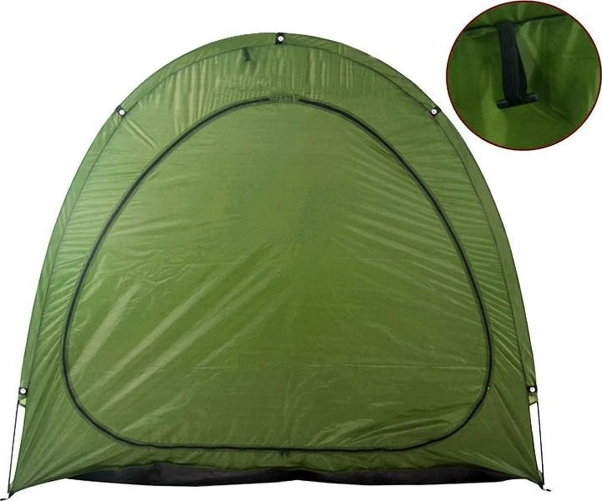 Merkloos Fietstent,Beschermhoes Fietsenschuur, Tent Voor Camping In De Open Lucht-groen 200*80*165CM 8 Merkloos Fietstent,Beschermhoes Fietsenschuur, Tent Voor Camping In De Open Lucht-groen 200*80*165CM - Afbeelding 8