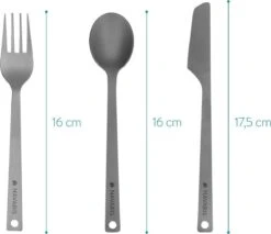 Navaris Campingbestek Van Titanium - Set Met Vork, Mes En Lepel - Bestekset Voor Onderweg En Op Reis - Inclusief Karabijnhaak En Bewaarzakje 13 Navaris Campingbestek Van Titanium - Set Met Vork, Mes En Lepel - Bestekset Voor Onderweg En Op Reis - Inclusief Karabijnhaak En Bewaarzakje -Buiten Kamperen 1200x1034 3