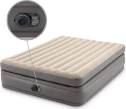 Intex Prime Comfort - Luchtbed - 2-Persoons - 152x203x51 Cm (BxLxH) - Grijs - Met Ingebouwde Motorpomp -Buiten Kamperen 1200x1039 1
