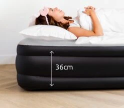 BluMill Luchtbed - 2-persoons - Ingebouwde Pomp - 203x152x36 Cm - Duurzame Keuze -Buiten Kamperen 1200x1047 4