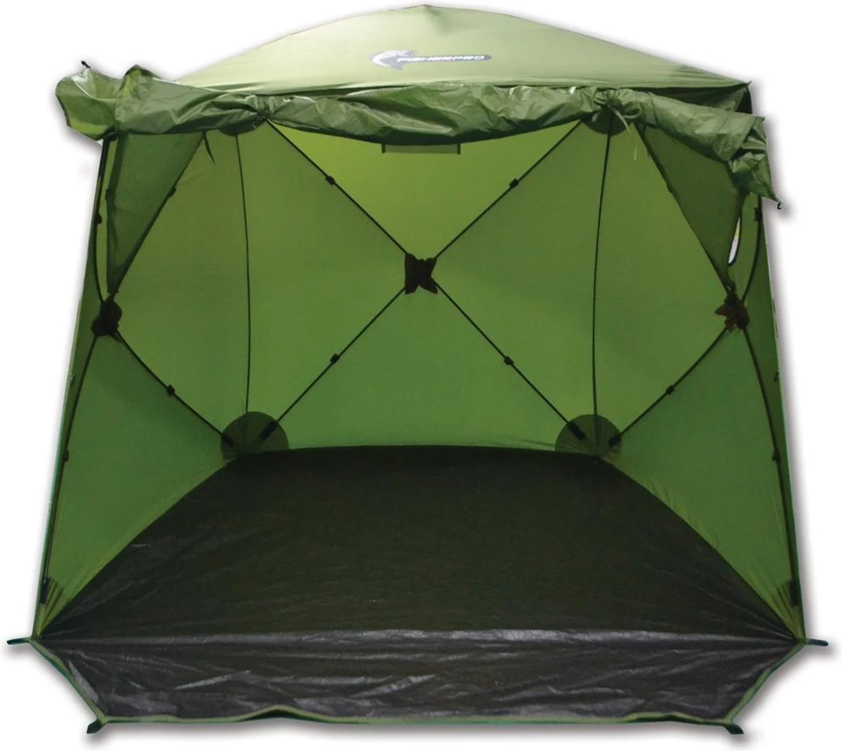 FisherPro Karpertent Met Stormcover – Vistent – Tent - Bescherming Tegen Zon En Wind – 100% Waterdichte Stormhoes – Met Handige Meeneemtas – Ook Geschikt Als Strandtent Of Festivaltent – Extra Veiligheid En Warmte Door Stormcover 11 FisherPro Karpertent Met Stormcover – Vistent – Tent - Bescherming Tegen Zon En Wind – 100% Waterdichte Stormhoes – Met Handige Meeneemtas – Ook Geschikt Als Strandtent Of Festivaltent – Extra Veiligheid En Warmte Door Stormcover - Afbeelding 11