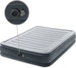 Intex Luchtbed - Twijfelaar - 137 X 191 X 33 Cm - Grijs - Met Ingebouwde Pomp, Hoeslaken Antraciet En Reparatieset 14 Intex Luchtbed - Twijfelaar - 137 X 191 X 33 Cm - Grijs - Met Ingebouwde Pomp, Hoeslaken Antraciet En Reparatieset -Buiten Kamperen 1200x1073 1