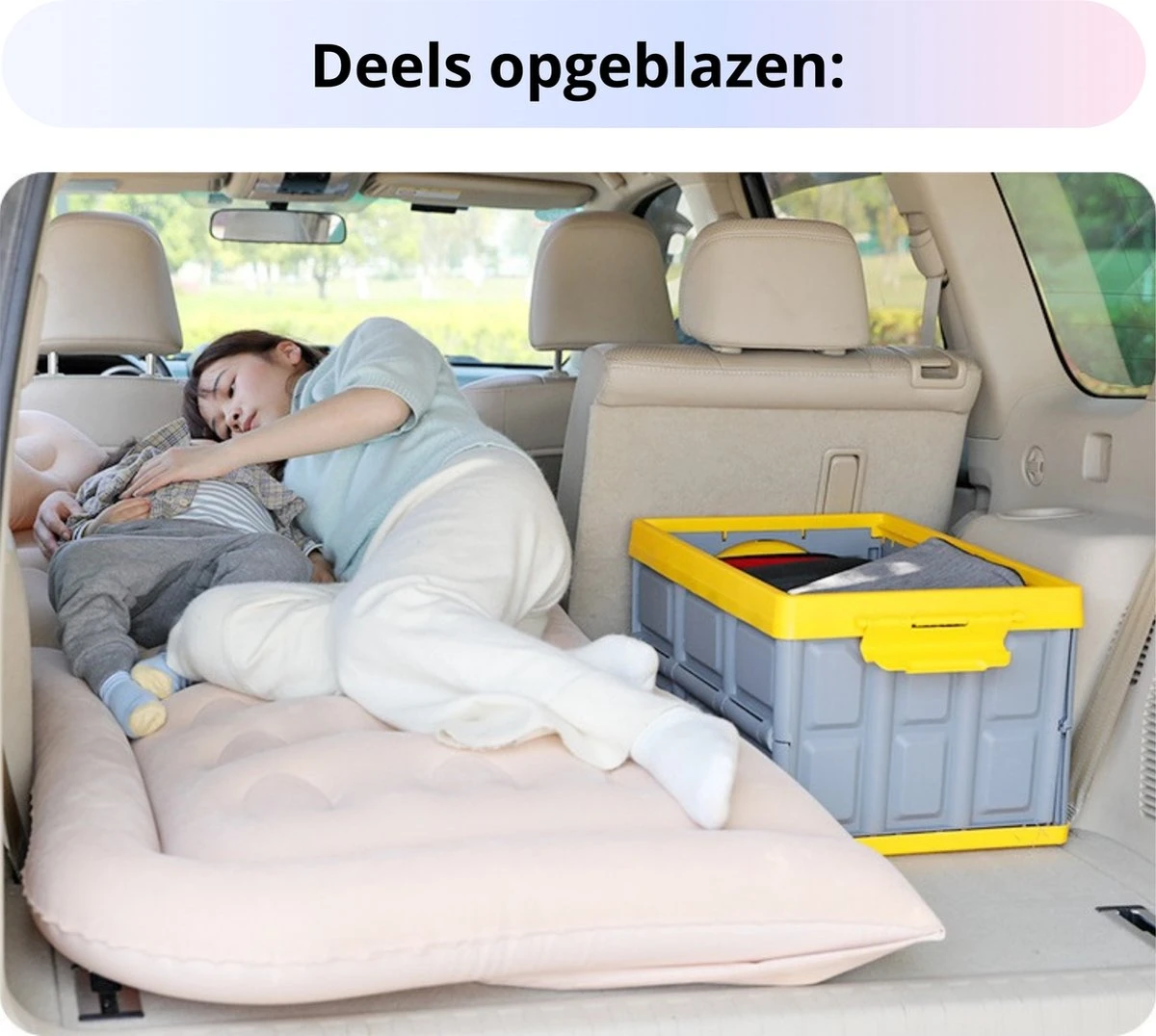 Opblaasbaar Auto Matras - Auto Luchtbed Zwart - Achterbank En Achterbak - Tweepersoons 3-in-1 Universeel Automatras - Inclusief Elektrische Pomp En Accessoires - Kampeer Luchtbed Voor Reizen 7 Opblaasbaar Auto Matras - Auto Luchtbed Zwart - Achterbank En Achterbak - Tweepersoons 3-in-1 Universeel Automatras - Inclusief Elektrische Pomp En Accessoires - Kampeer Luchtbed Voor Reizen - Afbeelding 7