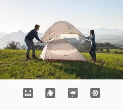 Cloud Up 1 Upgraded - Naturehike® - 1 Persoons Tent - Lichtgewicht Tent - Incl. Grondzeil - 210T 3000mm - Outdoor - Waterdicht - Hiking & Wandelen -Buiten Kamperen 1200x1080 1