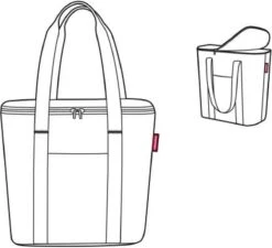 Reisenthel Thermoshopper Koeltas - 15L - Signature Black Zwart -Buiten Kamperen 1200x1094 1