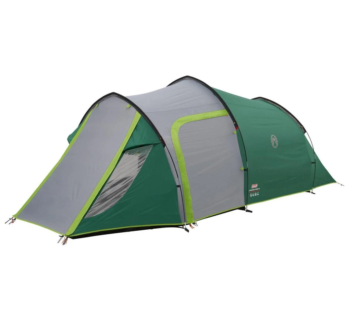 Coleman Chimney Rock 3 Plus Tunneltent - Verduisterend - 3-Persoons 2 Coleman Chimney Rock 3 Plus Tunneltent - Verduisterend - 3-Persoons - Afbeelding 2