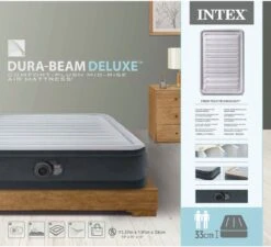 Intex Luchtbed - Twijfelaar - 137 X 191 X 33 Cm - Grijs - Met Ingebouwde Pomp, Hoeslaken Antraciet En Reparatieset 11 Intex Luchtbed - Twijfelaar - 137 X 191 X 33 Cm - Grijs - Met Ingebouwde Pomp, Hoeslaken Antraciet En Reparatieset -Buiten Kamperen 1200x1095 2
