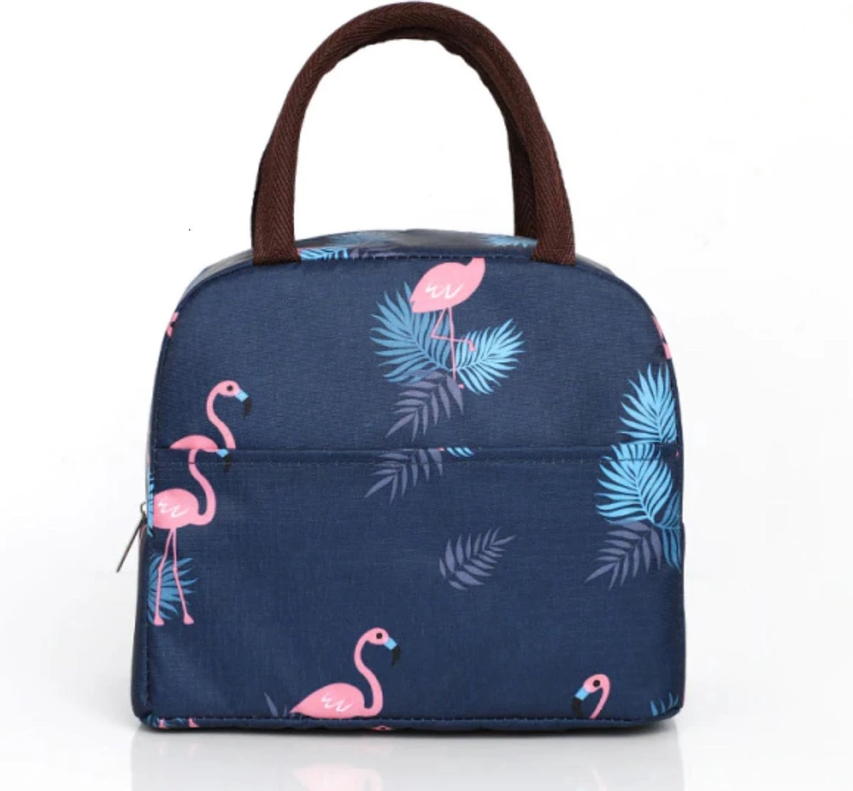 Koeltas - Lunchtas - Volwassenen En Kinderen - Compact & Handig: Zomer - Picknick -School - Lunch - Werk - Blauw Flamingo 1 Koeltas - Lunchtas - Volwassenen En Kinderen - Compact & Handig: Zomer - Picknick -School - Lunch - Werk - Blauw Flamingo