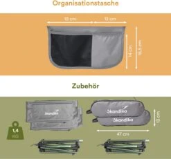 Skandika Campingstoel Compact SET – Campingstoelen – Campingstoel Tot 150 Kg Belastbaar - Kampeerstoel, Visstoel, Kleine Pakmaat, Opvouwbaar, Stabiel, Licht, Comfortabel Gepolsterd – Draagtas Meegeleverd – Vouwstoel – Kampeermeubelen – Grijs 13 Skandika Campingstoel Compact SET – Campingstoelen – Campingstoel Tot 150 Kg Belastbaar - Kampeerstoel, Visstoel, Kleine Pakmaat, Opvouwbaar, Stabiel, Licht, Comfortabel Gepolsterd – Draagtas Meegeleverd – Vouwstoel – Kampeermeubelen – Grijs -Buiten Kamperen 1200x1117