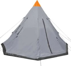 VidaXL Tent 4-persoons Grijs -Buiten Kamperen 1200x1123 2