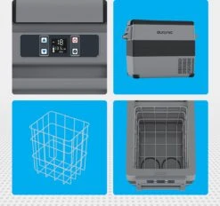 Auronic Elektrische Koelbox - 49.5L - Compressor - 12V En 240V - Grijs 18 Auronic Elektrische Koelbox - 49.5L - Compressor - 12V En 240V - Grijs -Buiten Kamperen 1200x1129 2