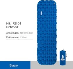 Hikr® Luchtbed - Slaapmat - Opblaasbaar Matras - Lichtgewicht - Outdoor - Camping - Hiking & Wandelen -Buiten Kamperen 1200x1138 2