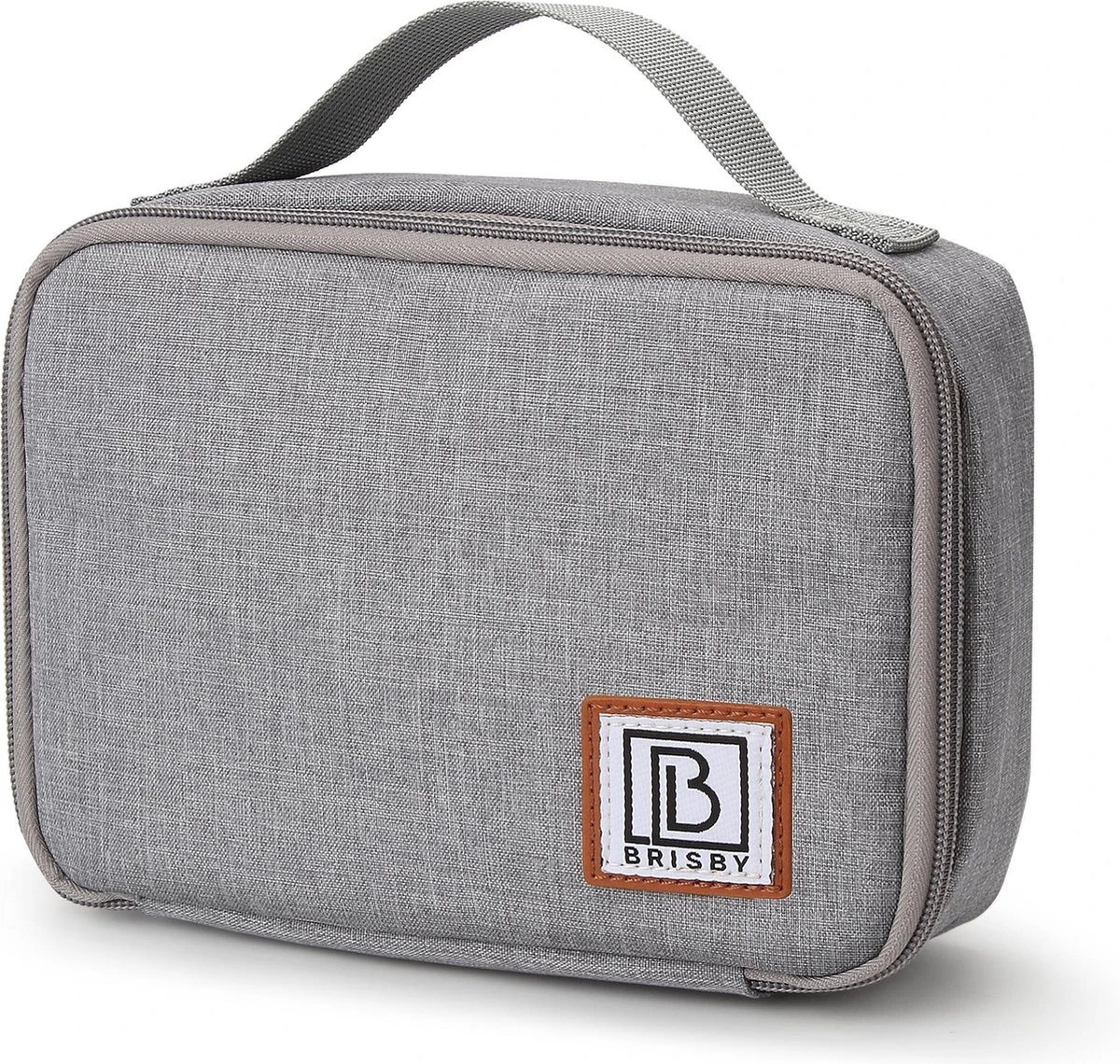 Brisby 4 Laags Geïsoleerde Koeltas - Lunchtas 1.5 Liter - Lichtgrijs 1 Brisby 4 Laags Geïsoleerde Koeltas - Lunchtas 1.5 Liter - Lichtgrijs