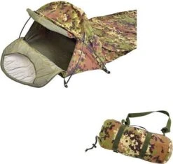Defcon 5 Bivi Tent - Camo - 1 Persoons -Buiten Kamperen 1200x1143 2