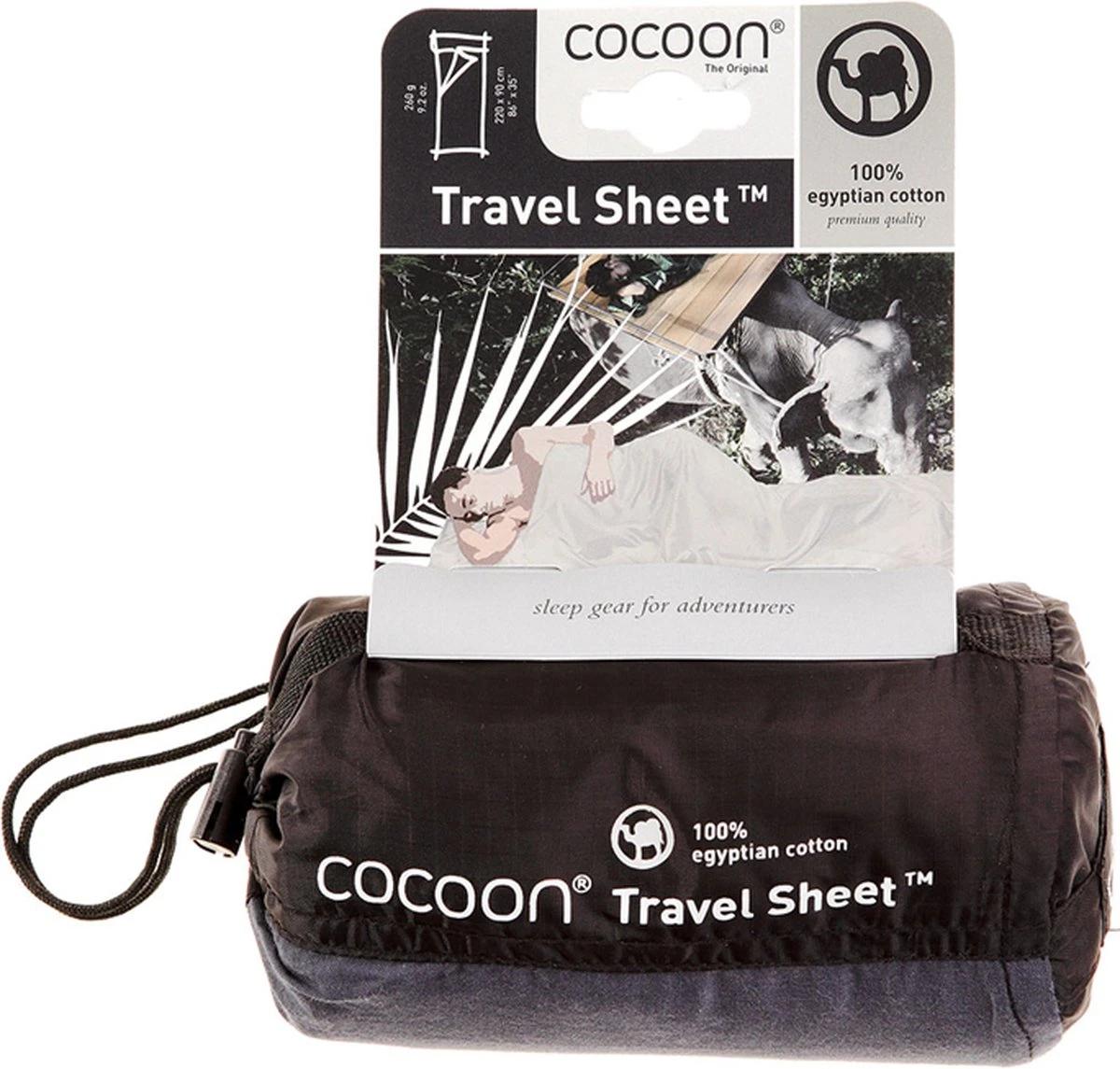 Cocoon TravelSheets 100% Egyptisch Katoen - Tuareg 3 Cocoon TravelSheets 100% Egyptisch Katoen - Tuareg - Afbeelding 3