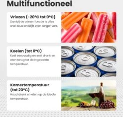 Auronic Elektrische Koelbox - 49.5L - Compressor - 12V En 240V - Grijs 14 Auronic Elektrische Koelbox - 49.5L - Compressor - 12V En 240V - Grijs -Buiten Kamperen 1200x1147 2