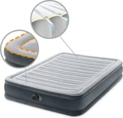 Intex Luchtbed - Twijfelaar - 137 X 191 X 33 Cm - Grijs - Met Ingebouwde Pomp, Hoeslaken Antraciet En Reparatieset 17 Intex Luchtbed - Twijfelaar - 137 X 191 X 33 Cm - Grijs - Met Ingebouwde Pomp, Hoeslaken Antraciet En Reparatieset -Buiten Kamperen 1200x1152 1