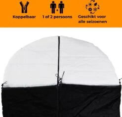 Deryan Cocoon Pop Up Tent - Slaapzak - Luchtbed - Luchtpomp - 4 Persoons - Zilver -Buiten Kamperen 1200x1158 2