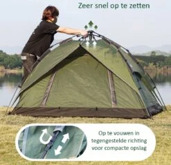Sens Design Pop Up Tent - Tent - 2-3 Personen 10 Sens Design Pop Up Tent - Tent - 2-3 Personen -Buiten Kamperen 1200x1161 2