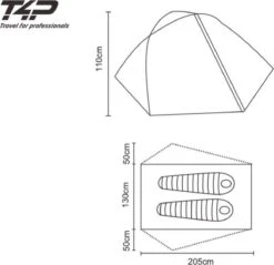 Expedition Tent T2 - Donker Groen - 2 Persoons -Buiten Kamperen 1200x1163 2