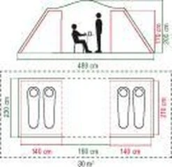 Coleman Spruce Falls 4 Vis-a-Vis Tent - Verduisterend - 4-Persoons 8 Coleman Spruce Falls 4 Vis-a-Vis Tent - Verduisterend - 4-Persoons -Buiten Kamperen 1200x1164 3