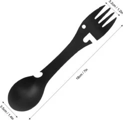 Luverno® - Spork - Incl. Bescherm Hoes - RVS - Bestek To Go - Reisbestek - Keukengadget - 5 In 1 Camping Bestek - Zwart 6 Luverno® - Spork - Incl. Bescherm Hoes - RVS - Bestek To Go - Reisbestek - Keukengadget - 5 In 1 Camping Bestek - Zwart -Buiten Kamperen 1200x1164 6