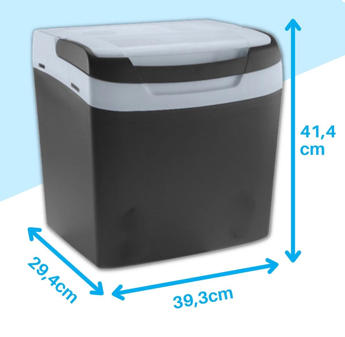 Mobicool ME26 DC H/C Thermo-elektrische Koelbox - 25L - 12 Volt - Grijs - Voor In De Auto 2 Mobicool ME26 DC H/C Thermo-elektrische Koelbox - 25L - 12 Volt - Grijs - Voor In De Auto - Afbeelding 2