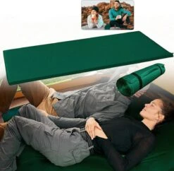 HikeMeister- Slaapmat - 200x 66 X 10 Cm - Zelfopblazend - 1 Persoons - Groen -Buiten Kamperen 1200x1176 10