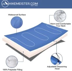 HikeMeister ® Mummy Slaapzak Kamperen Blauw Ca. 220 X 75 Cm Met Draagtas 7 HikeMeister ® Mummy Slaapzak Kamperen Blauw Ca. 220 X 75 Cm Met Draagtas -Buiten Kamperen 1200x1177 3