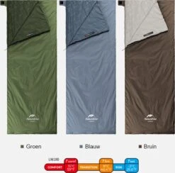 Naturehike® Slaapzak - Lichtgewicht - 190*75cm - Compact - Waterdicht - 3 Seizoenen Slaapzak Lente, Zomer & Herfst - Outdoor - Slaapzakken Volwassen & Kinderen -Buiten Kamperen 1200x1186 4