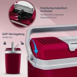 Tillvex- Koelbox, Coolbox, 24 Liter, Rood 11 Tillvex- Koelbox, Coolbox, 24 Liter, Rood -Buiten Kamperen 1200x1190 4