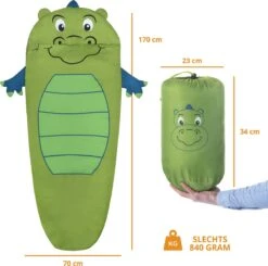 Dutch Mountains Kinderslaapzak Nijlpaard - 170 X 70cm Polyester - Zacht Lichtgewicht – Opberghoes 10 Dutch Mountains Kinderslaapzak Nijlpaard - 170 X 70cm Polyester - Zacht Lichtgewicht – Opberghoes -Buiten Kamperen 1200x1190 6