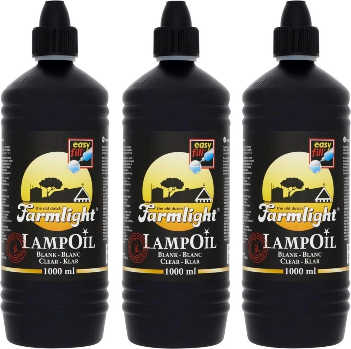 Merkloos Pakket Van 3x Farmlight Lampenolie Blank 1 Liter - Tuinfakkelolie - Lampolie 1 Merkloos Pakket Van 3x Farmlight Lampenolie Blank 1 Liter - Tuinfakkelolie - Lampolie
