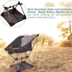 Smartpeas Campingstoel Van Stevig 600D Polyester En Aluminium - Lichtgewicht En Opvouwbaar - Camping Gadget Inclusief Zijzakken +Plus: Strandmat & Draagtas -Buiten Kamperen 1200x1198 4