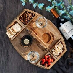 Merkloos Houten Outdoor Wijntafel Draagbare Houten Picknicktafel Mini Campingtafels Met Wijnglas Houder Voor Tuin Outdoor Camping Picknick Strand - Plataan Hout - Wijn 11 Merkloos Houten Outdoor Wijntafel Draagbare Houten Picknicktafel Mini Campingtafels Met Wijnglas Houder Voor Tuin Outdoor Camping Picknick Strand - Plataan Hout - Wijn -Buiten Kamperen 1200x1200 125