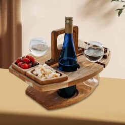 Merkloos Houten Outdoor Wijntafel Draagbare Houten Picknicktafel Mini Campingtafels Met Wijnglas Houder Voor Tuin Outdoor Camping Picknick Strand - Plataan Hout - Wijn 12 Merkloos Houten Outdoor Wijntafel Draagbare Houten Picknicktafel Mini Campingtafels Met Wijnglas Houder Voor Tuin Outdoor Camping Picknick Strand - Plataan Hout - Wijn -Buiten Kamperen 1200x1200 126