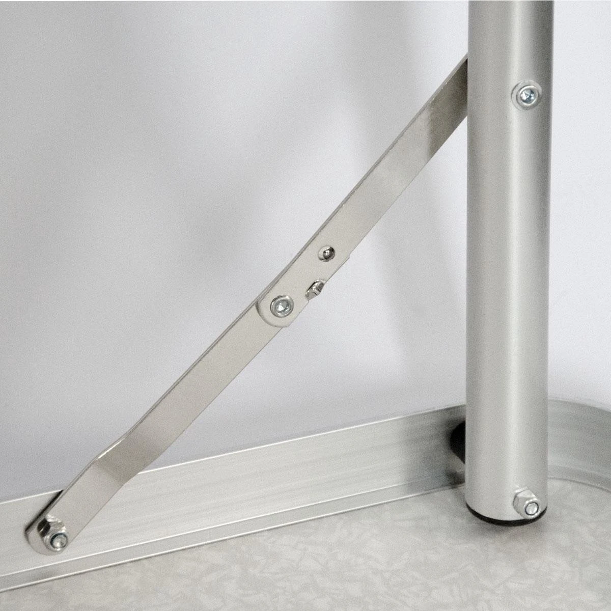 Aluminium Kampeertafel 120x60cm - Campingtafel Inklapbaar - 3-voudig Verstelbare Vouwtafel Antraciet 8 Aluminium Kampeertafel 120x60cm - Campingtafel Inklapbaar - 3-voudig Verstelbare Vouwtafel Antraciet - Afbeelding 8