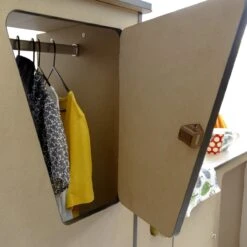 Camper Keuken MDF - Linkerkant EU - Inclusief Kledingstang + Wijnrek - Onbewerkt - Inbouw Kasten Inrichting Kampeerauto Caravan -Buiten Kamperen 1200x1200 18